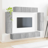 TV Cabinet 8 pcs Grey Sonoma 3409147