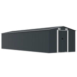 Garden Shed Anthracite 257x779x181 cm Galvanised steel 47034
