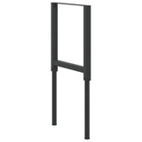 Adjustable Work Bench Frames 2 pcs Metal 55x cm Black 147931