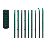 Euro Fence Steel 10x1.0 m Green 140565