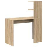 Desk with Shelf Sonoma oak 102 x 50 x 124 cm Engineered wood 869356