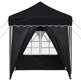 Pop-up Party Tent 195 x 195 x 245 cm Anthracite Oxford Fabric 42019737