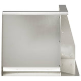 Retaining Wall 2 pcs 50 x 50 x 30 cm Stainless Steel Silver 8015166