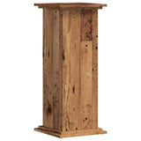 Plant Stand Old Wood 33x33x80 cm Engineered Wood 852976