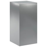 Plant Stand Silver 40 x 40 x 80 cm Steel 8012554