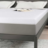 Mattress Topper White 180 x 200 x 7 cm Jaquard Fabric 4106240