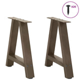 Coffee Table Legs A-Shaped 2 pcs 50x cm Steel 4012835