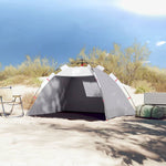 ZNTS Beach Tent 2-Person Grey Quick Release Waterproof 4005298