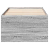 Daybed with Drawers without Mattress Grey Sonoma 90x190 cm Single 3280256
