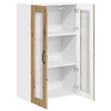 Wall Glass Cabinet LUCCA Artisan Oak 60 x 31 x 100 cm 885184