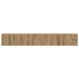 TV Wall Cabinet 2 pcs Artisian Oak Engineered Wood 892248