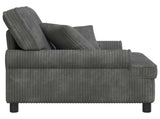 XL Armchair with Cushions Light Grey 1.5 Lines Fabric 42043476