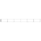 Raised Garden Bed Grey 600 x 40 x 24 cm cold-rolled steel 8006376