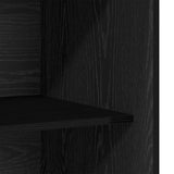 Wardrobe with Shelf Black Oak 80 x 50 x 200 cm Engineered Wood 3378503