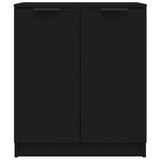 Sideboard Set of 2 Black Engineered wood Medium Sideboard 3115773