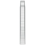 Arched Gabion Basket 300x30x220/240 cm Galvanised Iron 153511