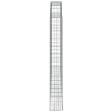 Arched Gabion Basket 300x30x220/240 cm Galvanised Iron 153511