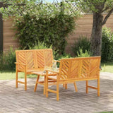 Garden Lounge Set Brown Solid Acacia wood 3154128