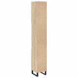 Bathroom Cabinet Sonoma Oak 30x30x190cm Engineered Wood 849669