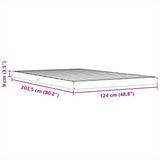Bed Frame without Mattress Wax Brown 120x200 cm Solid Wood Pine 847151