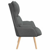 Armchair Dark Grey 69 x 74 x 93 cm Fabric 42001866
