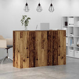 Reception Desk Old Wood 155x50x103.5 cm Engineered Wood 3324203