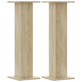 Speaker Stands 2 pcs Sonoma Oak 30x30x95 cm Engineered Wood 852674