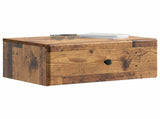 Wall-Mounted Bedside Cabinet 2 pcs Old Wood 49 x 34.5 x 20 cm 899142
