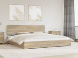 Bed Frame with Drawer Sonoma Oak 180 x 200 cm Engineered Wood 3412751