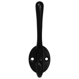 Clothes Hook 346 pcs Black 102 x 29 x 47mm Zinc Alloy 864901