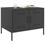 Coffee Table Black 68x50x50.5 cm Steel 843030