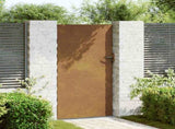 Garden Gate 85x200 cm Corten Steel 153261