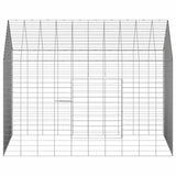 Rabbit Cage Silver 100 x 78 x 78 cm Galvanised Steel 42019232