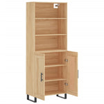 Highboard Sonoma Oak 69.5x34x180 cm Engineered Wood 3189984