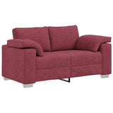 Sofa 3 pcs Wind Red Fabric 3324661