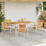 Garden Dining Set 7 pcs Solid Wood Teak 3334824