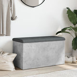 Storage Bench Concrete Grey 82x42x45 cm Engineered Wood 835050