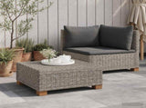 2 pcs Rattan Lounge Set with Cushions GENDT Natural Rattan 42034404