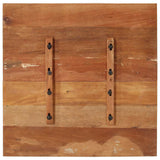 Square Table Top 70x70 cm 25-27 mm Solid Reclaimed Wood 286059