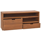 TV Cabinet 90x30x40 cm Solid Teak Wood 326118