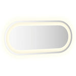 LED Bathroom Mirror 70x30 cm Oval 353284
