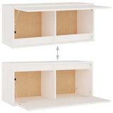 TV Cabinets 6 pcs White Solid Wood Pine 3100265