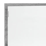 LED Bathroom Mirror Grey Sonoma 100x8.5x37 cm Engineered Wood 856273