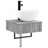Bathroom Cabinet Set 5 pcs Grey Sonoma Engineered Wood 3406284