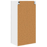 Hanging Cabinet Concrete Grey and White 50 x 31 x 100 cm 884349