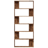 Book Cabinet Old Wood 80x24x192 cm Engineered Wood 855782