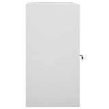 Saddle Cabinet Light Grey 53x53x105 cm Steel 339604