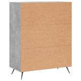 Sideboard Concrete Grey 69.5x34x90 cm Engineered Wood 827888