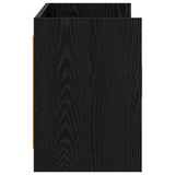TV Cabinet 130 x 33 x 47 cm Black Oak Engineered Wood 8011196