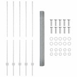 Fence and Post Silver 1.4 x 10 m Steel 3336335